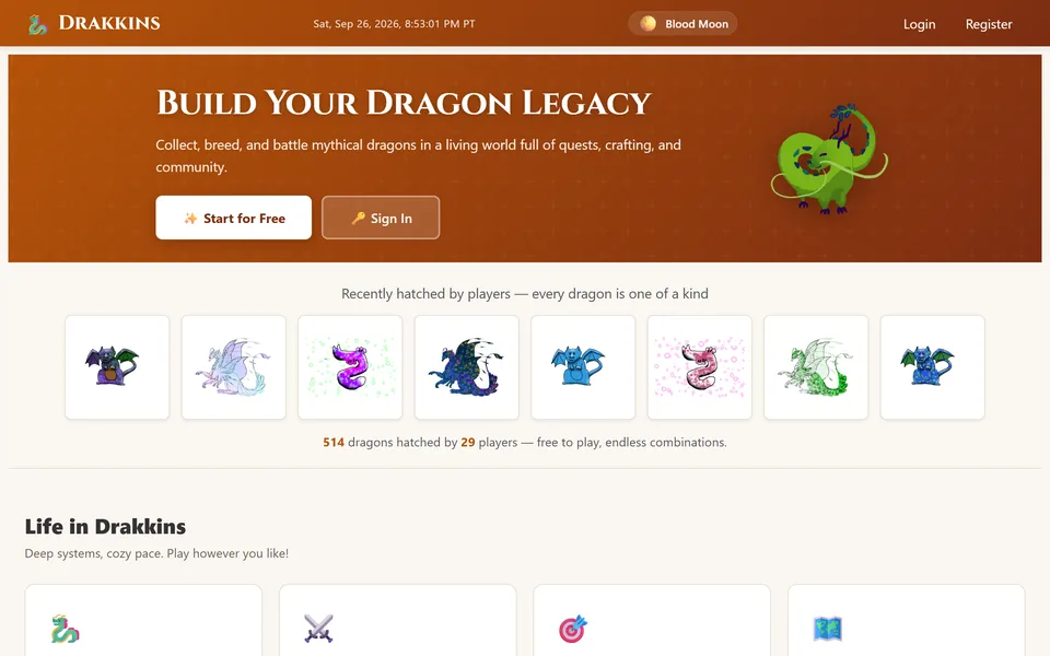 The Drakkins homepage